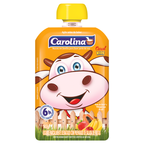 IOGURTE SALADA DE FRUTAS POUCH KIDS 90G CAROLINA