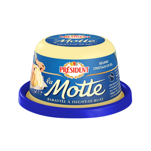 Manteiga Comum com Sal Président La Motte Pote 250g
