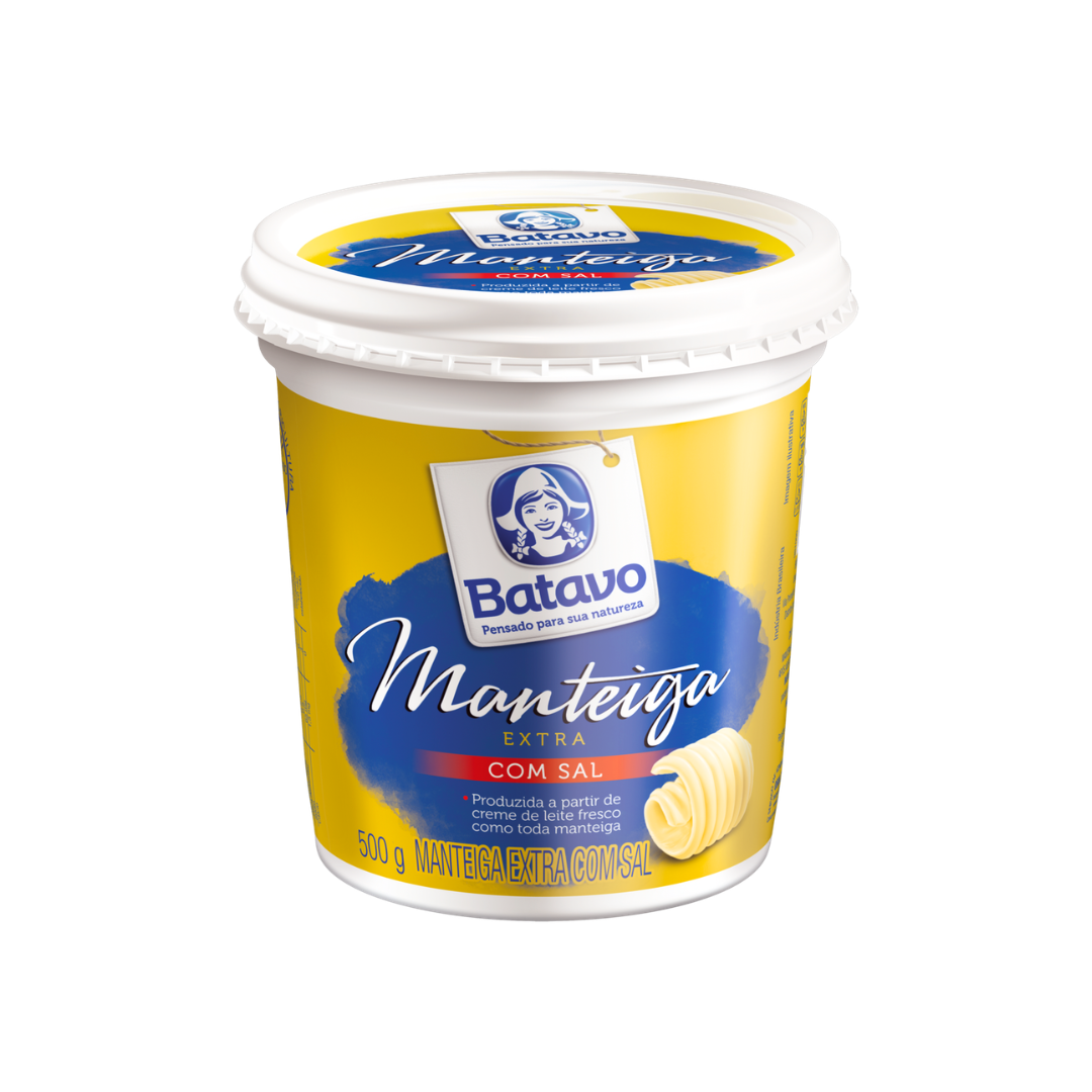 Manteiga Extra com Sal Batavo Pote 500g