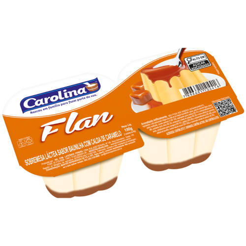 FLAN CARAMELO 180g CAROLINA