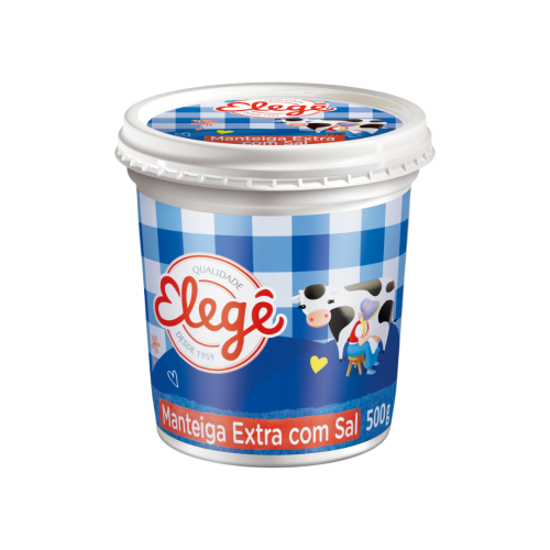 Manteiga Extra com Sal Elegê Pote 500g