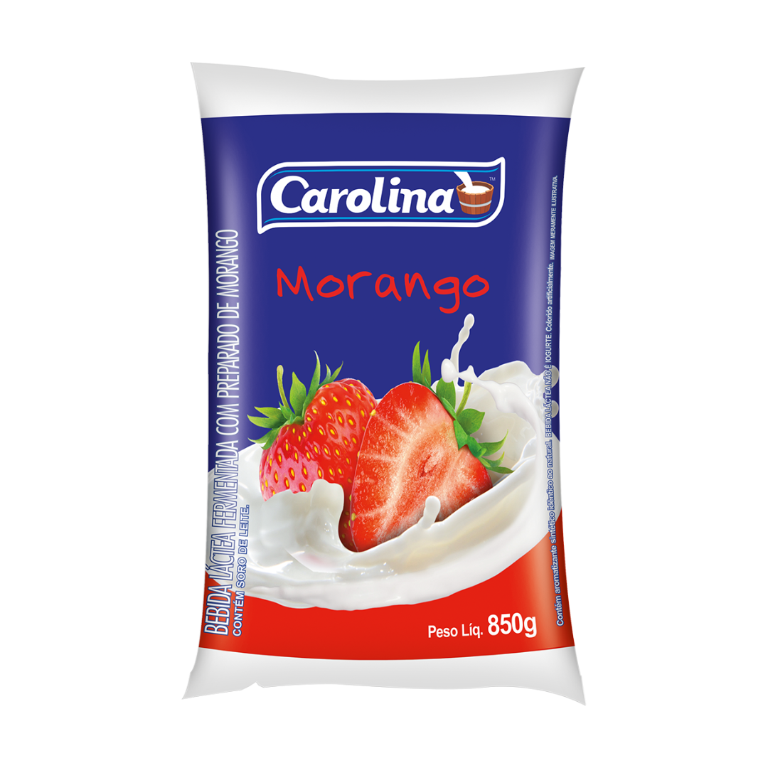 IOGURTE DE MORANGO 850g CAROLINA