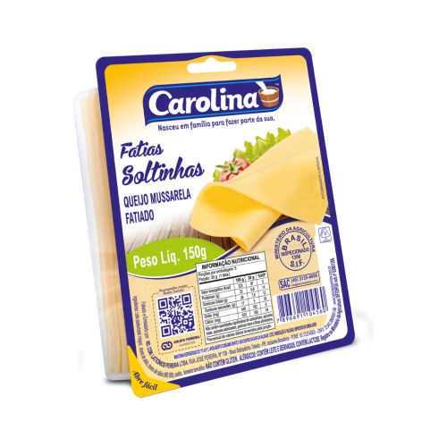 QUEIJO FATIADO 150g CAROLINA