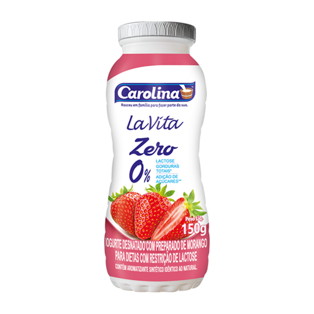 Iogurte de Morango 150g Beb Trio Zero La Vita