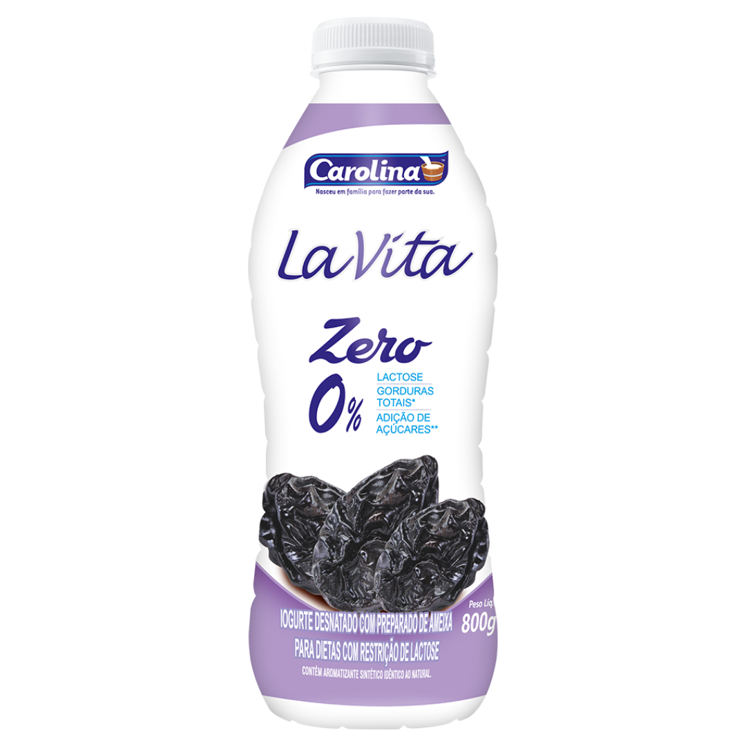 Iogurte de Ameixa 800g Beb Trio Zero La Vita