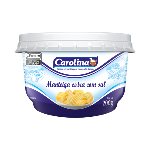 MANTEIGA CAROLINA 200g