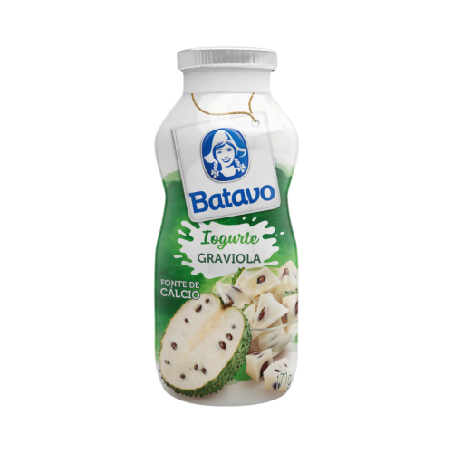 Iogurte Parcialmente Desnatado Graviola Batavo Frasco 170g
