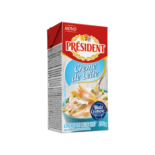 Creme de Leite UHT Homogeneizado Président Caixa 200g