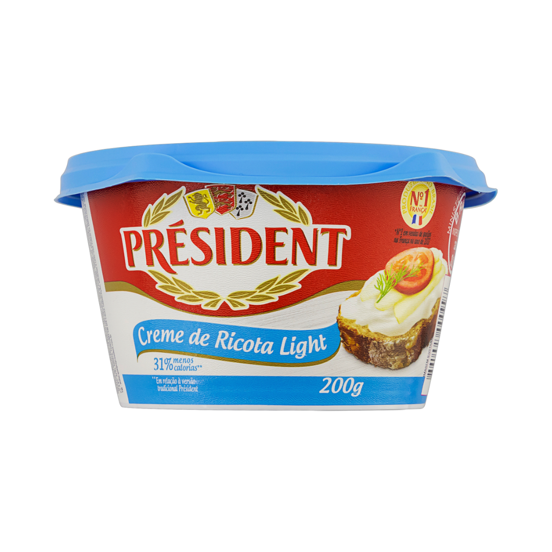 Creme de Ricota Light Président Pote 200g