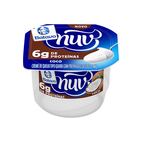 Creme Quark Coco Batavo Nuv Pote 100g