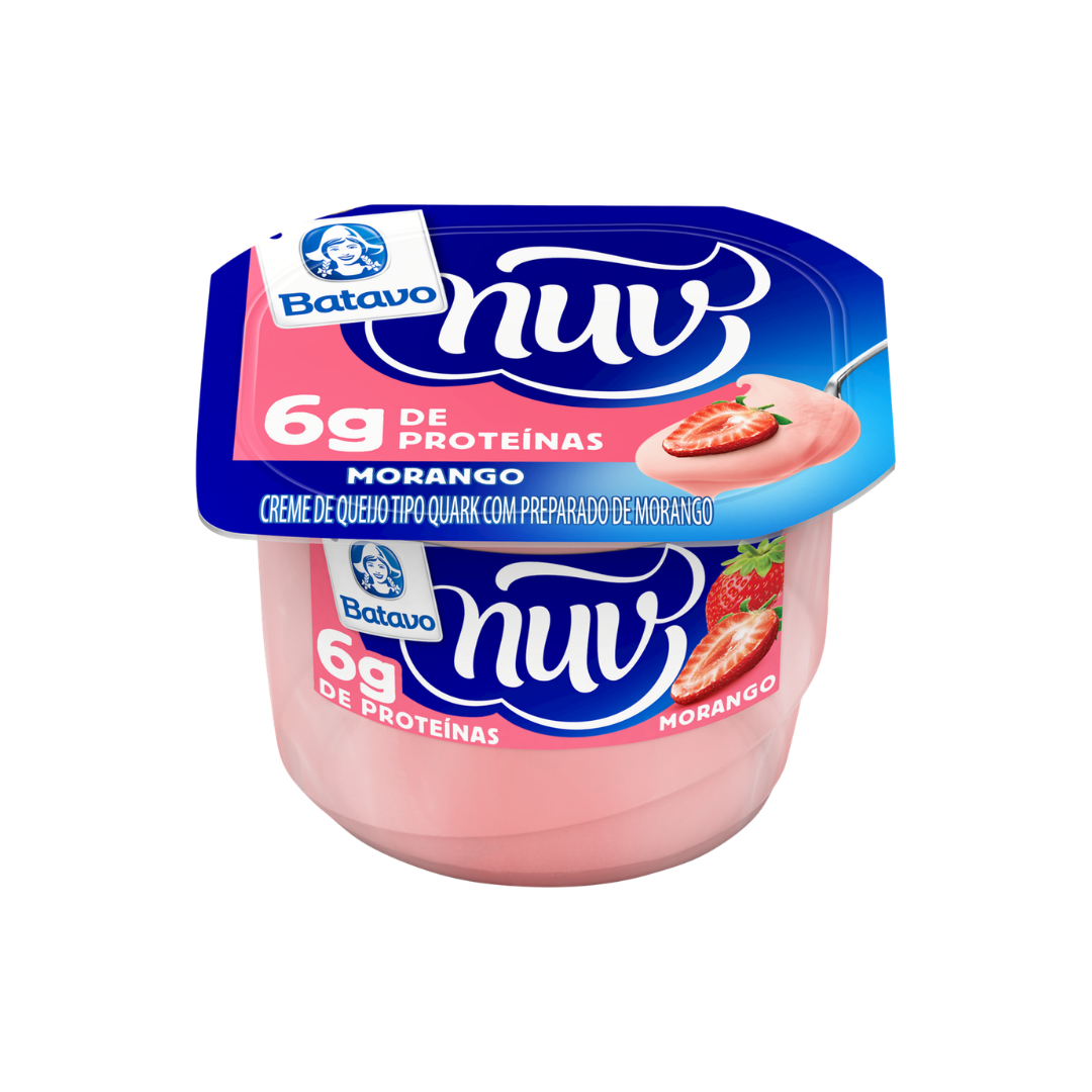 Creme Quark Morango Batavo Nuv Pote 100g