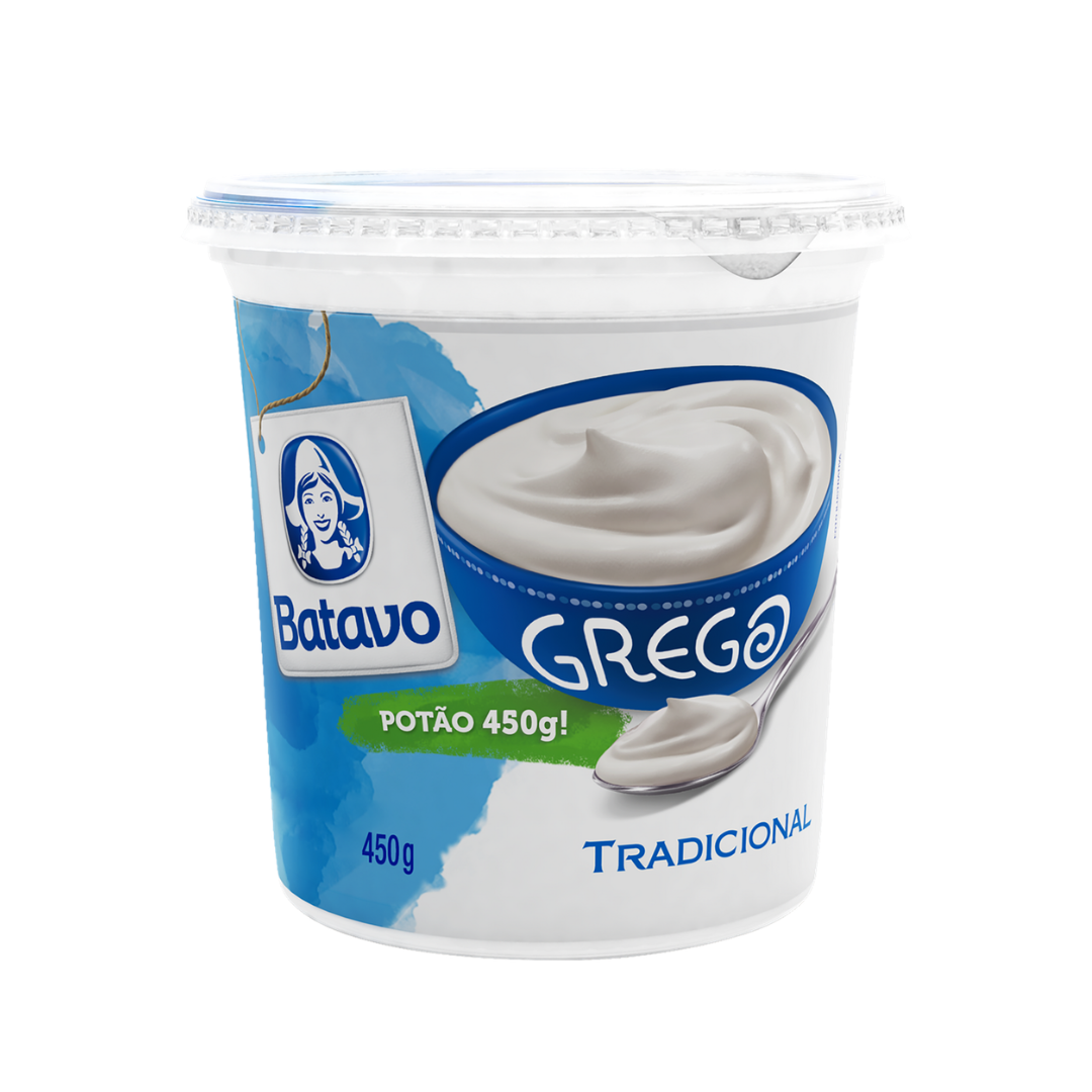 Iogurte Grego Tradicional Batavo Pote 450g