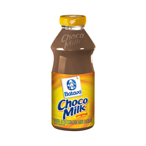 Bebida Láctea Esterilizada Chocolate Batavo Choco Milk Garrafa 200ml