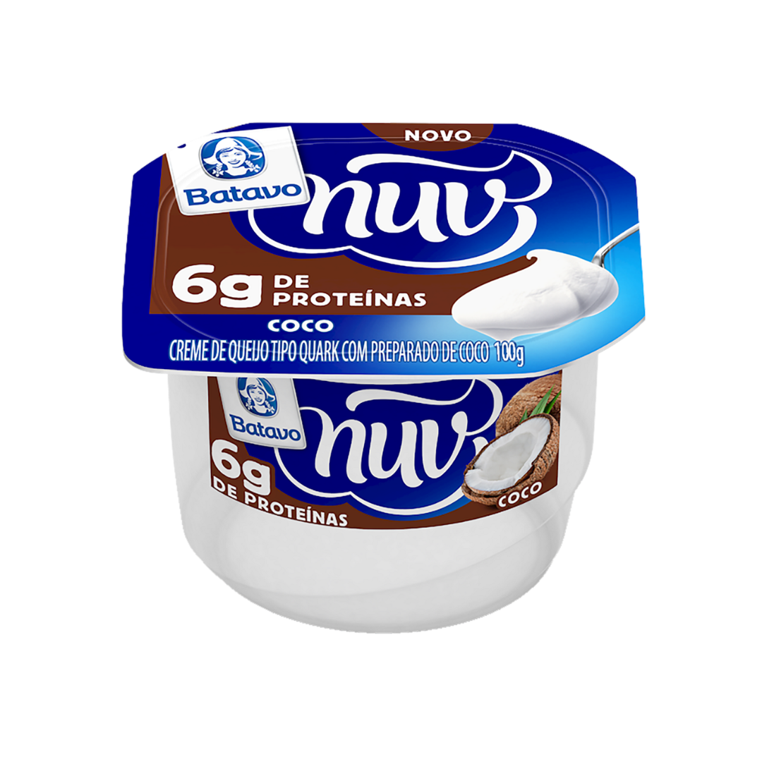 Creme Quark Coco Batavo Nuv Pote 100g