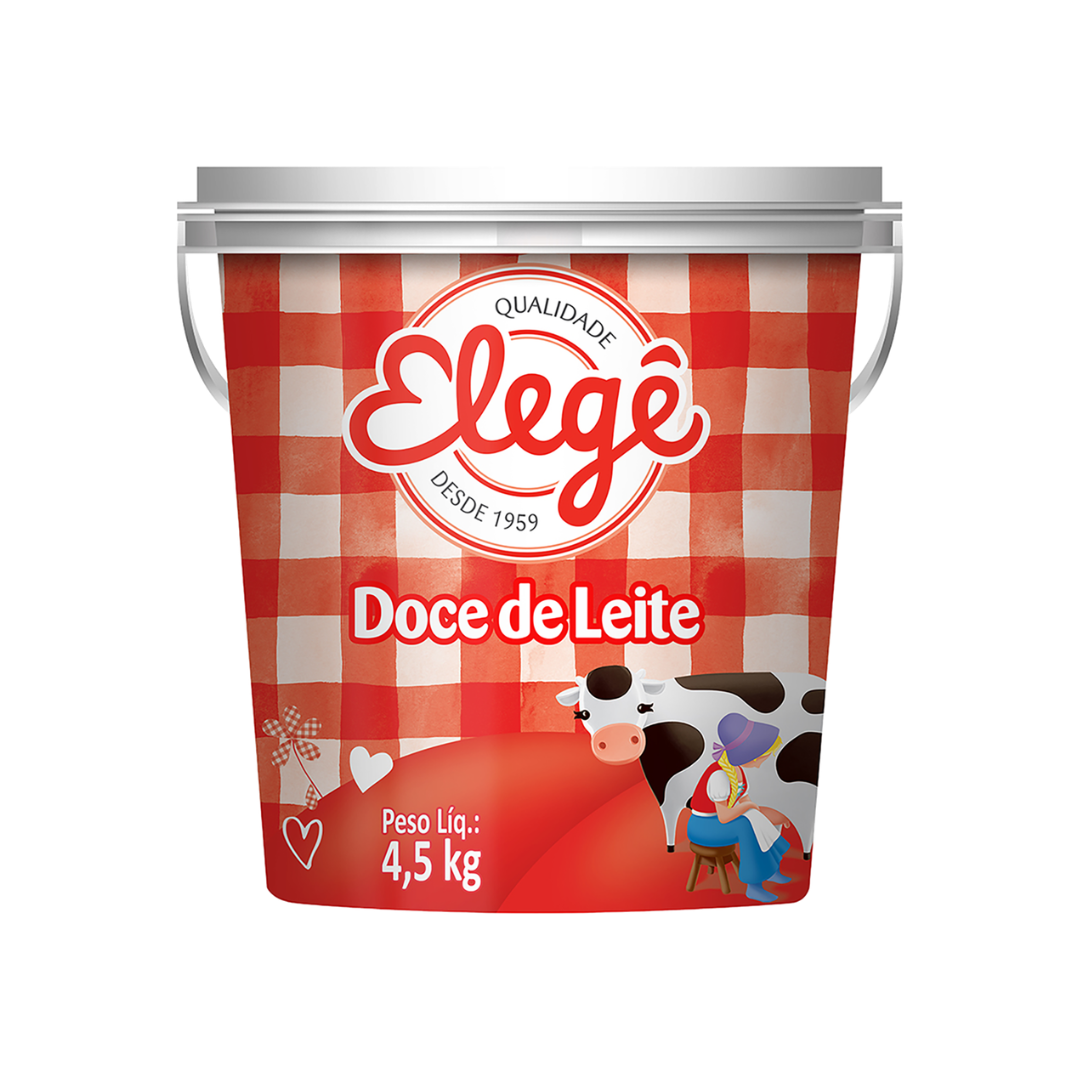 Doce de Leite Elegê Balde 4,5kg