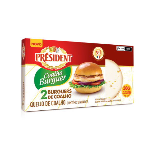 Hambúrguer de Queijo Coalho Président Caixa 2 Unidades