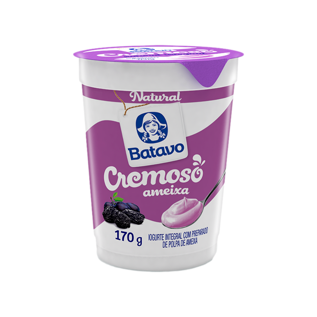 Iogurte Integral Cremoso Ameixa Batavo Copo 170g