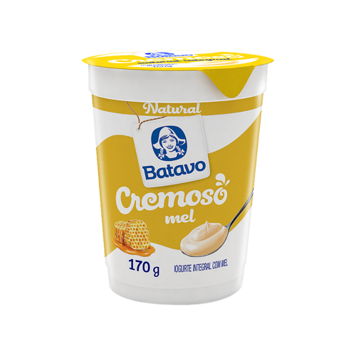 Iogurte Integral Cremoso Mel Batavo Copo 170g