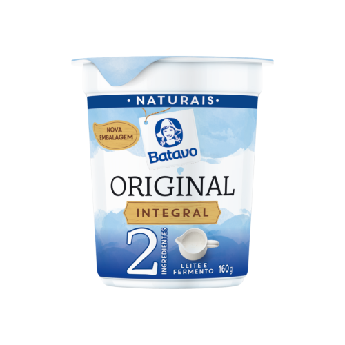 Iogurte Integral Original Batavo Copo 160g