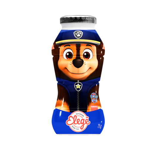 Leite Fermentado Desnatado Laranja Paw Patrol Elegê Frasco 75g