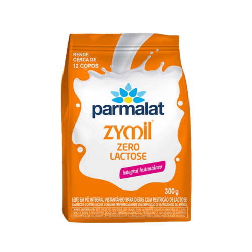 Leite Pó Instantâneo Integral Zero Lactose Parmalat Zymil Pacote 300g