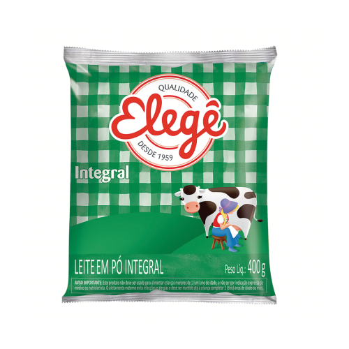 Leite Pó Integral Elegê Pacote 400g