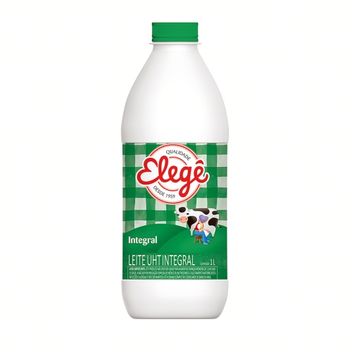 Leite UHT Integral Elegê Garrafa 1l