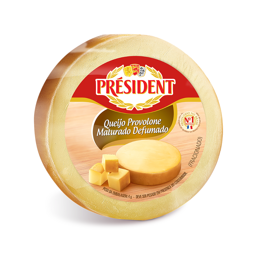 Queijo Provolone Fracionado Defumado Président