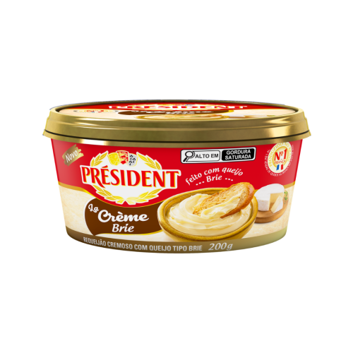 Requeijão Cremoso com Queijo Brie Président Pote 200g