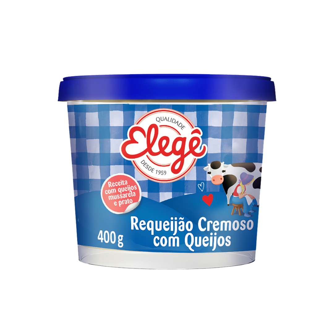 Requeijão Cremoso com Queijo Elegê Pote 400g