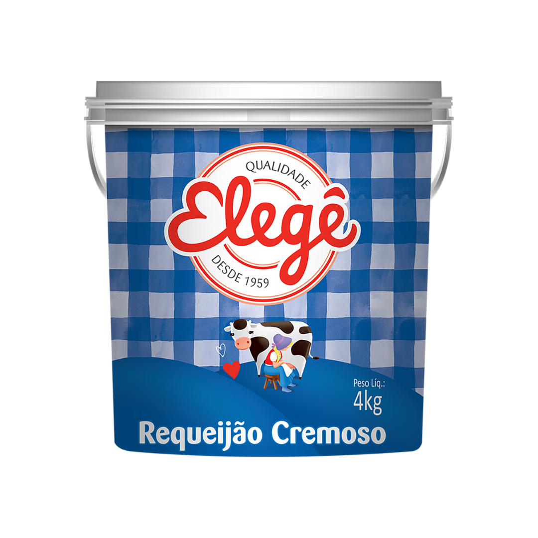 Requeijão Cremoso Elegê Balde 4kg