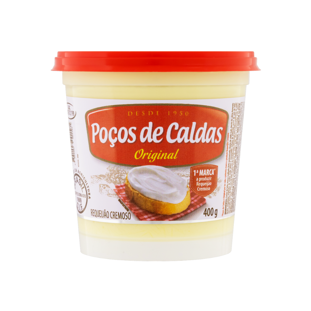 Requeijão Cremoso Poços de Caldas Pote 400g