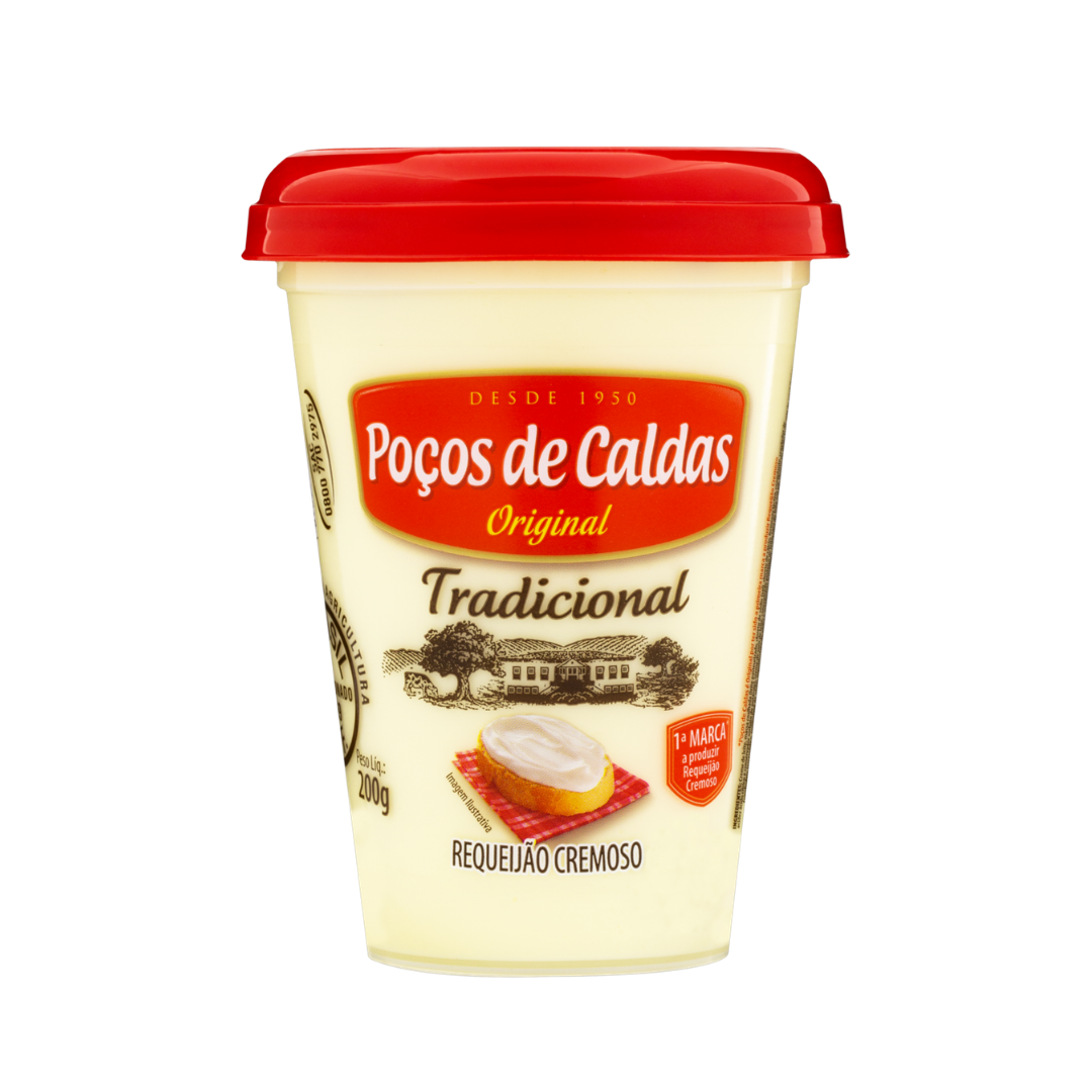 Requeijão Cremoso Tradicional Poços de Caldas Copo 200g