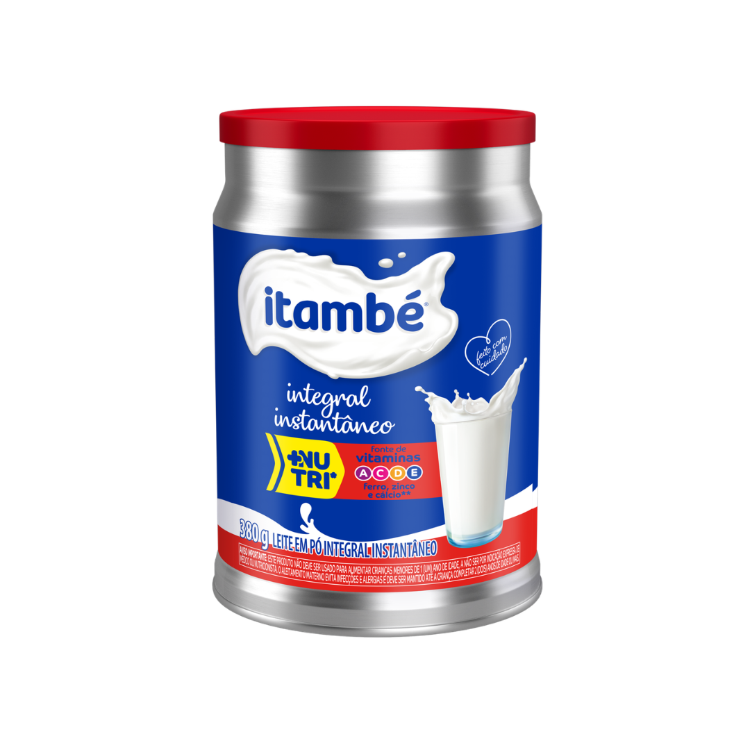 ITAMBÉ LEITE EM PÓ INTEGRAL INSTANTÂNEO 380G
