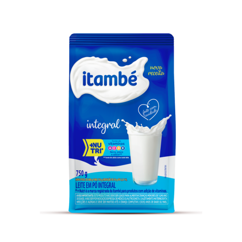 ITAMBÉ LEITE EM PÓ INTEGRAL NUTRI 750g