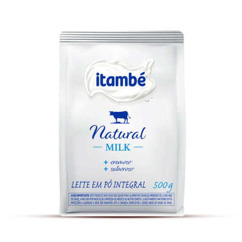 ITAMBÉ NATURAL MILK LEITE EM PÓ INTEGRAL 500G