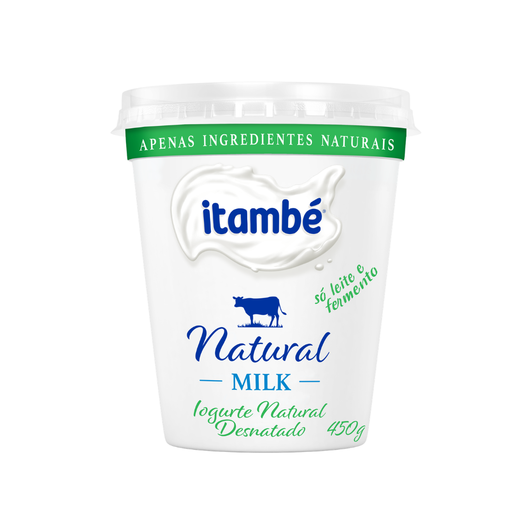 ITAMBÉ NATURAL MILK IOGURTE NATURAL DESNATADO 450G