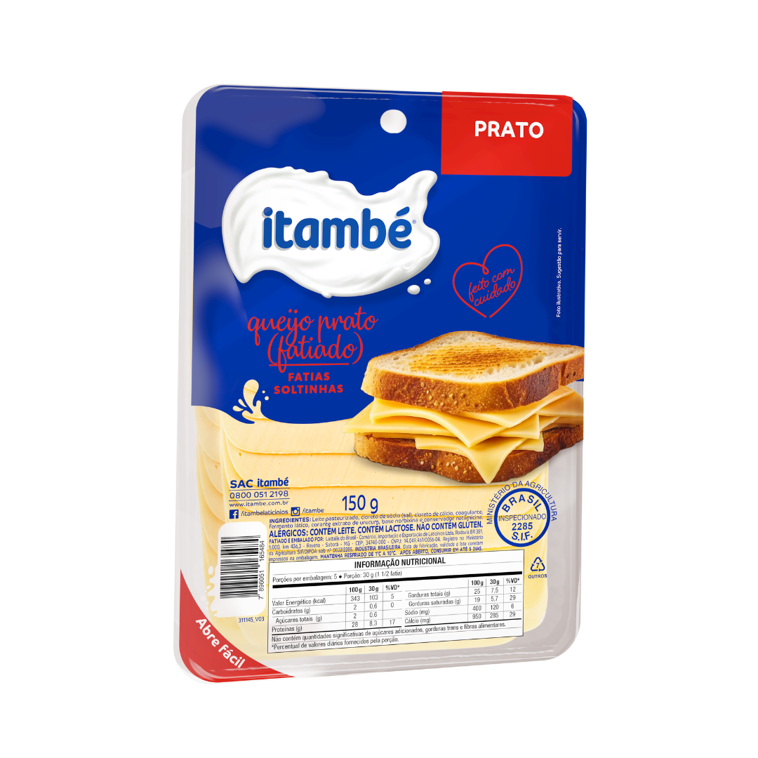 ITAMBÉ QUEIJO PRATO 150G
