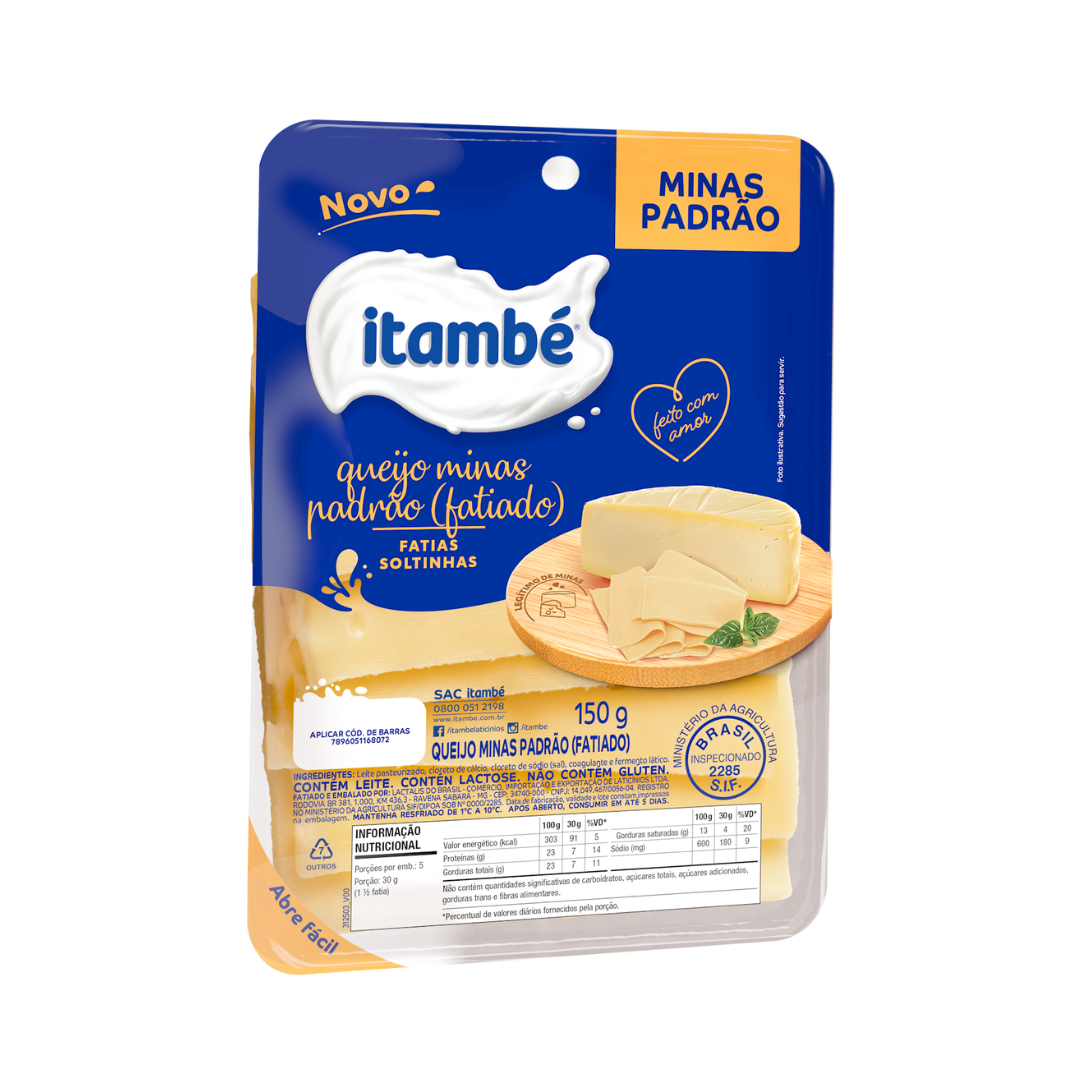 ITAMBÉ QUEIJO MINAS PADRÃO 150G