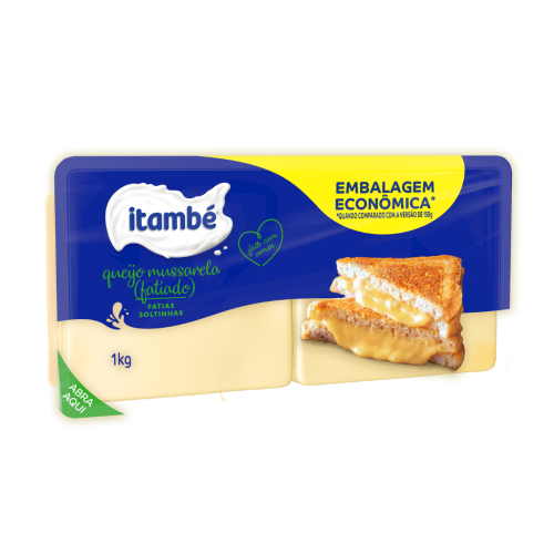 ITAMBÉ QUEIJO MUÇARELA FATIADO 1KG