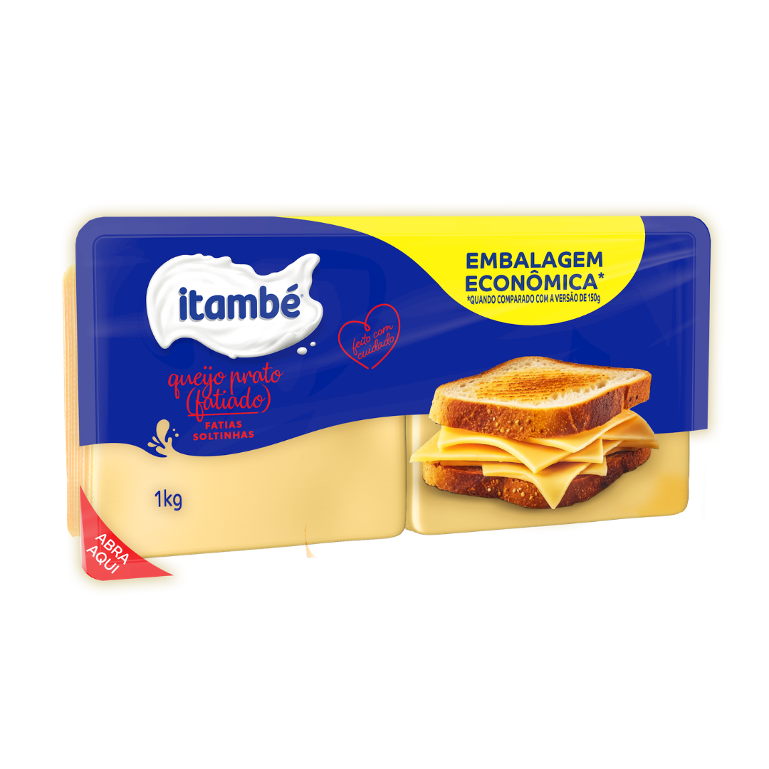 ITAMBÉ QUEIJO PRATO FATIADO 1KG