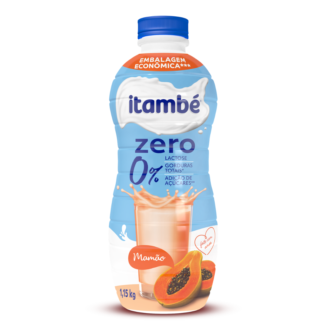 ITAMBÉ ZERO IOGURTE MAMÃO 1150G