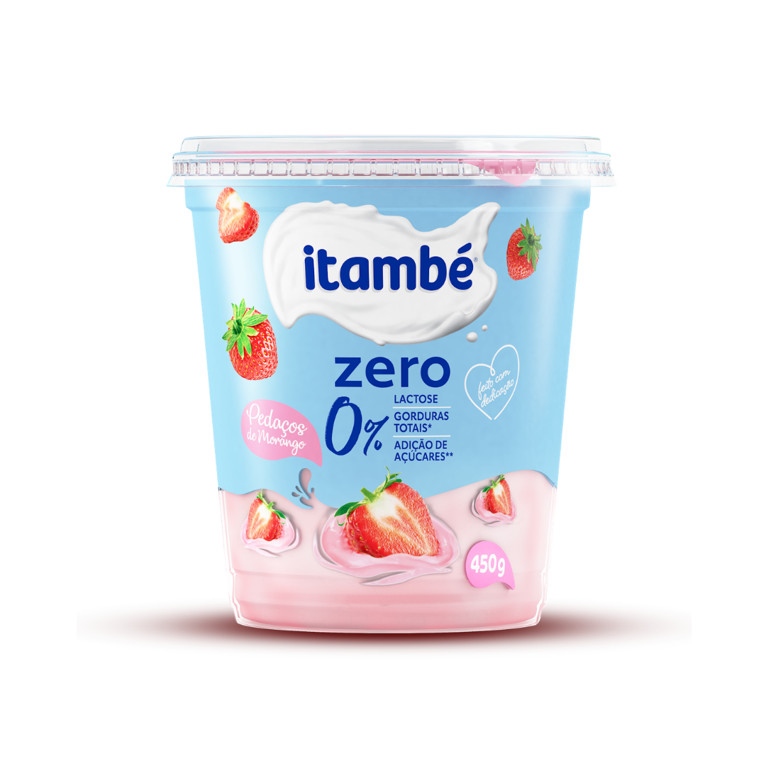 ITAMBÉ ZERO PEDAÇOS MORANGO 450G