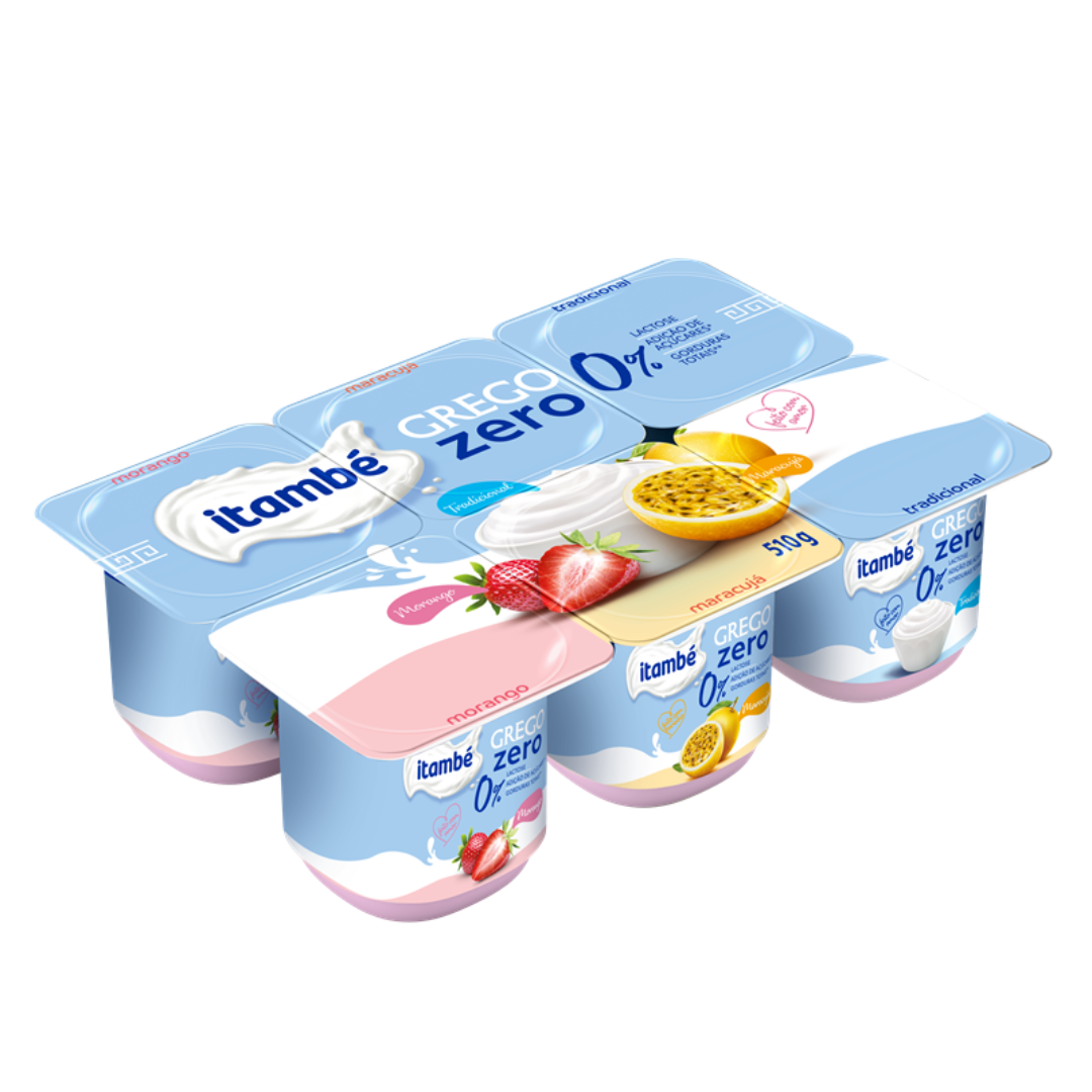 ITAMBÉ ZERO POLPA IOGURTE MORANGO MARACUJÁ TRADICIONAL 510G