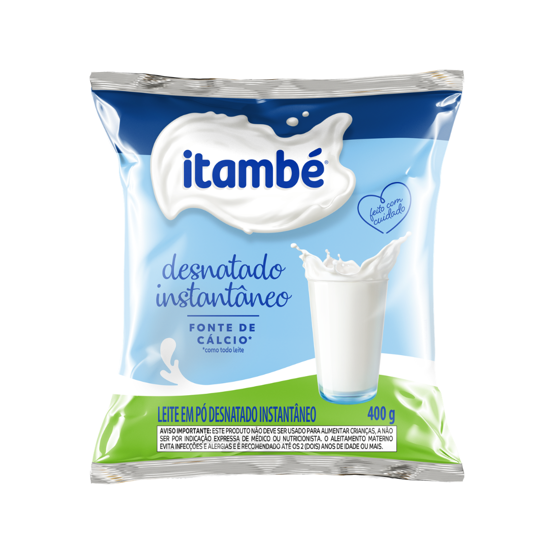 Leite em pó desnatado 400g Itambé