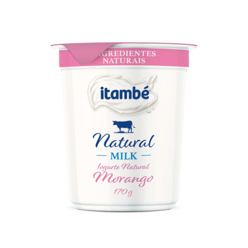 IOGURTE NATURAL MILK MORANGO 170G