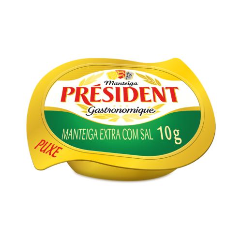 Manteiga Extra com Sal Président Gastronomique Pote 10g