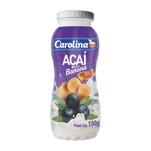 IOGURTE ACAI COM BANANA 150g CAROLINA