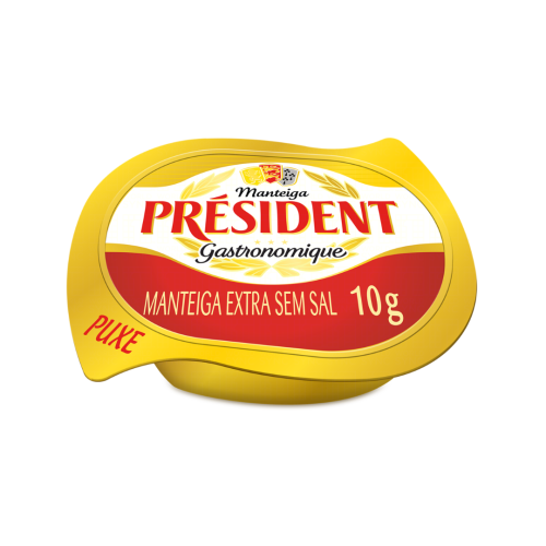 Manteiga Extra sem Sal Président Gastronomique Pote 10g