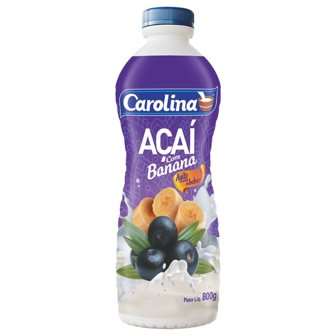 IOGURTE ACAI COM BANANA 800g CAROLINA